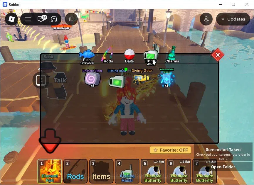 Roblox Accounts Lv 384 Fish It 1 Rod Secret (Element) 1 Mythic (Gh image 4