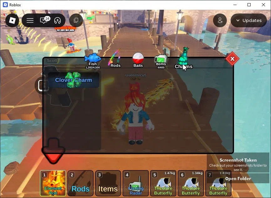 Roblox Accounts Lv 384 Fish It 1 Rod Secret (Element) 1 Mythic (Gh image 5