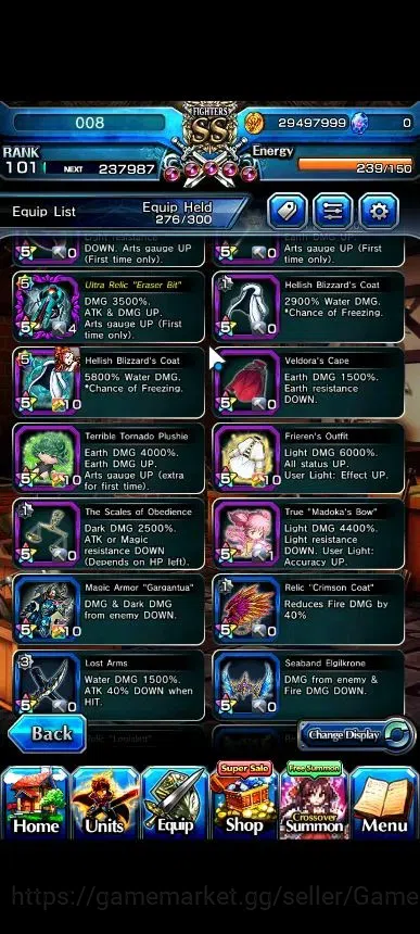 Grand Summoners Accounts Global|Rank 101|21 Ascend+7 TW|(Saitama,Hajime,Chl image 13