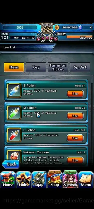 Grand Summoners Accounts Global|Rank 101|21 Ascend+7 TW|(Saitama,Hajime,Chl image 2