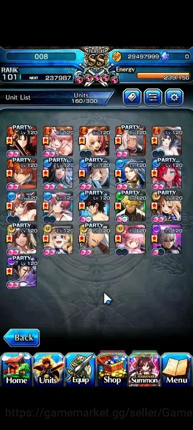 Grand Summoners Accounts Global|Rank 101|21 Ascend+7 TW|(Saitama,Hajime,Chl image 4