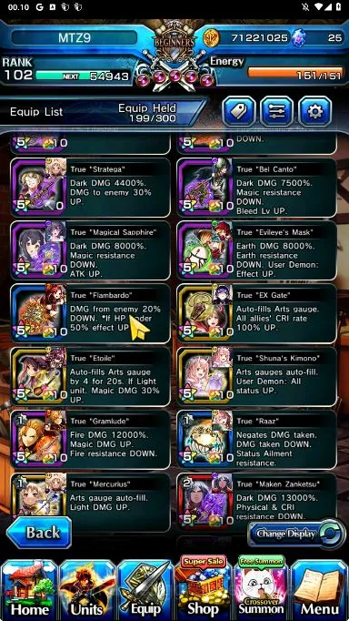 Grand Summoners Accounts Global|Rank 102|18 Ascend [UP RoyTW,SaberTW,SS Liz image 4