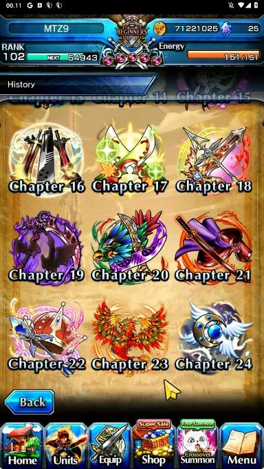 Grand Summoners Accounts Global|Rank 102|18 Ascend [UP RoyTW,SaberTW,SS Liz image 8