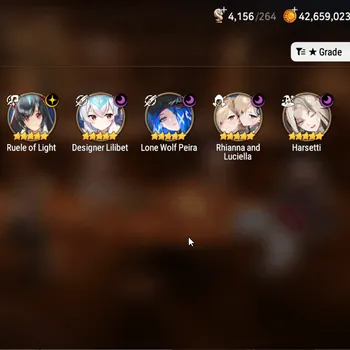 Epic Seven Accounts Mid-Tier Global UnVerif|6ML(Rhianna&Luciella,Har setti,Ruele oL,LW Peira Etc)+AS Flan Etc|1100