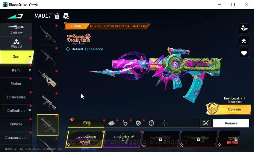 Blood Strike Accounts ASIA |Eternal:DesertEagle-Scopius|4 Collab[TR&7DS] image 14