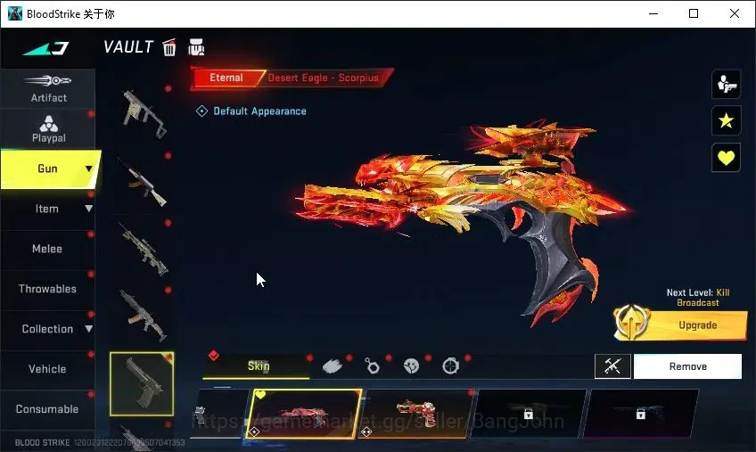 Blood Strike Accounts ASIA |Eternal:DesertEagle-Scopius|4 Collab[TR&7DS] image 8