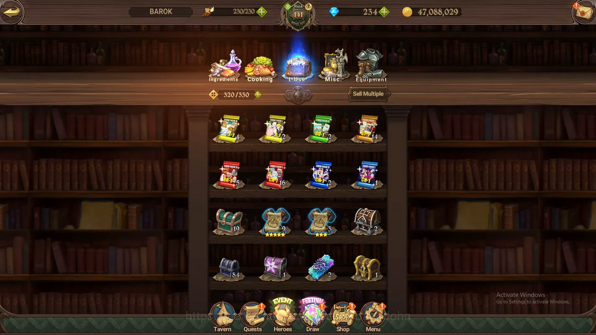 The Seven Deadly Sins: Grand Cross Accounts Others ASIA|LS135-DM234|7LR CUsack5/6,Merlin5/6,Brunhild4/6|Full 6