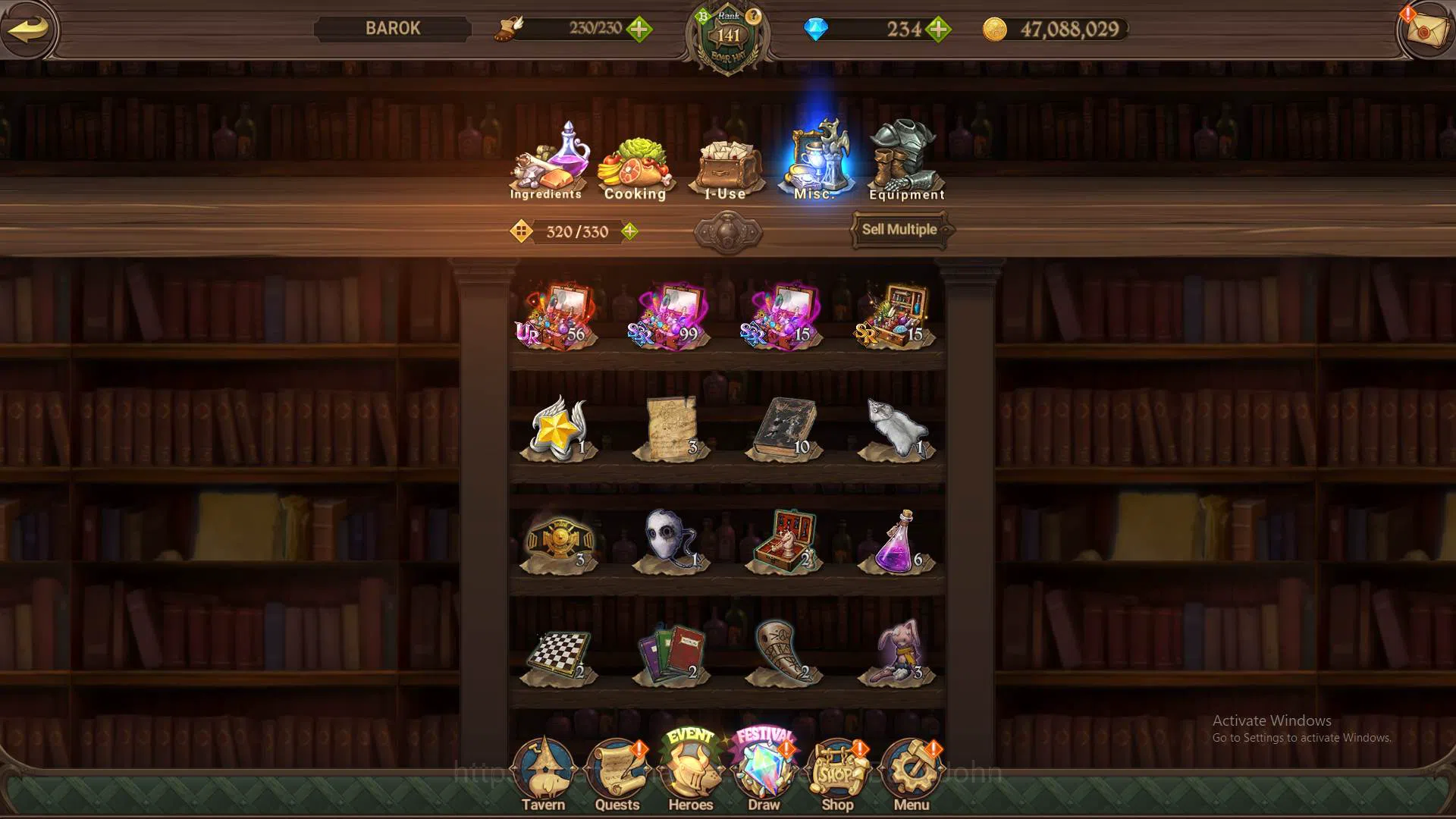 The Seven Deadly Sins: Grand Cross Accounts Others ASIA|LS135-DM234|7LR CUsack5/6,Merlin5/6,Brunhild4/6|Full 7