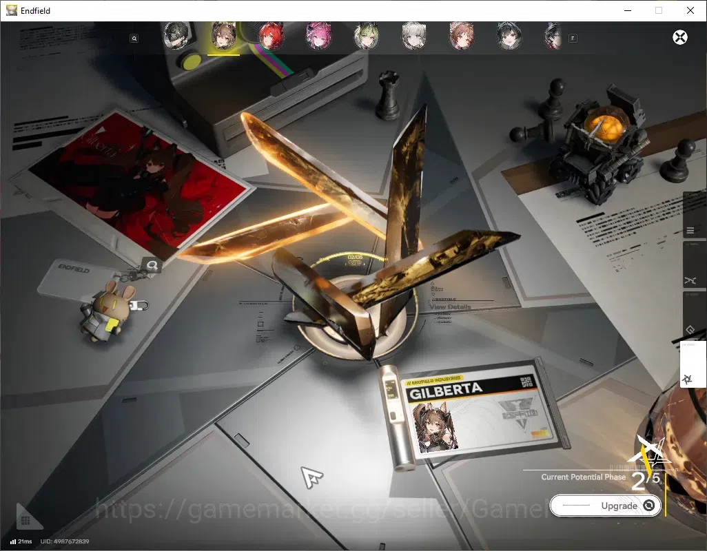 Arknights: Endfield Accounts ASIA|Lv 56|9 SSR (4 Limited) + 11 (6* Weapon)+3 Weapon 3
