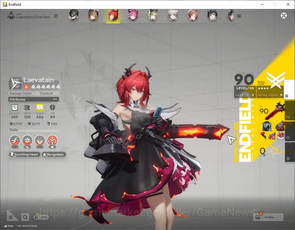 Arknights: Endfield Accounts ASIA|Lv 56|9 SSR (4 Limited) + 11 (6* Weapon)+3 Weapon 4