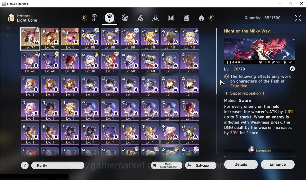 Honkai Star Rail Accounts Mid Game ASIA|TL65|6 Limited [Fugue+Sign,The Herta,Anaxa,Cerydra,Dr Ratio,DHIL]|Penacony|Take 2