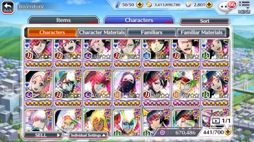 Bleach: Brave Souls Accounts Mid-Tier [GLOBAL]BP 1,1M|Fresh Story|14 MT[Spirit 5