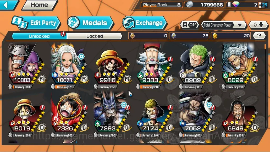 One Piece Bounty Rush Accounts Global| 3 META EX | Seraphim S-Snake, Onigashima K image 5