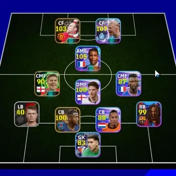 eFootball Accounts Legends & Iconic Players Android|6 Show Time Erling Haaland,Michael Olise,Lionel Messi,Lamine Yamal|2