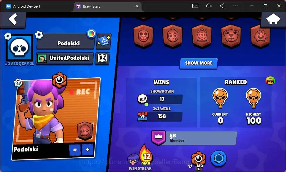 Brawl Stars Accounts Global |2488 Trophy|33 Brawler|2 Max Hypercharge(B image 3