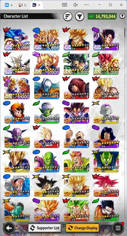 Dragon Ball Legends Accounts High-End Android |Lvl 149|Ready PVP|14.7M Total Power|1.3K CC|4 LR|5 UL|LR Trunks&Gohan,SSG 17