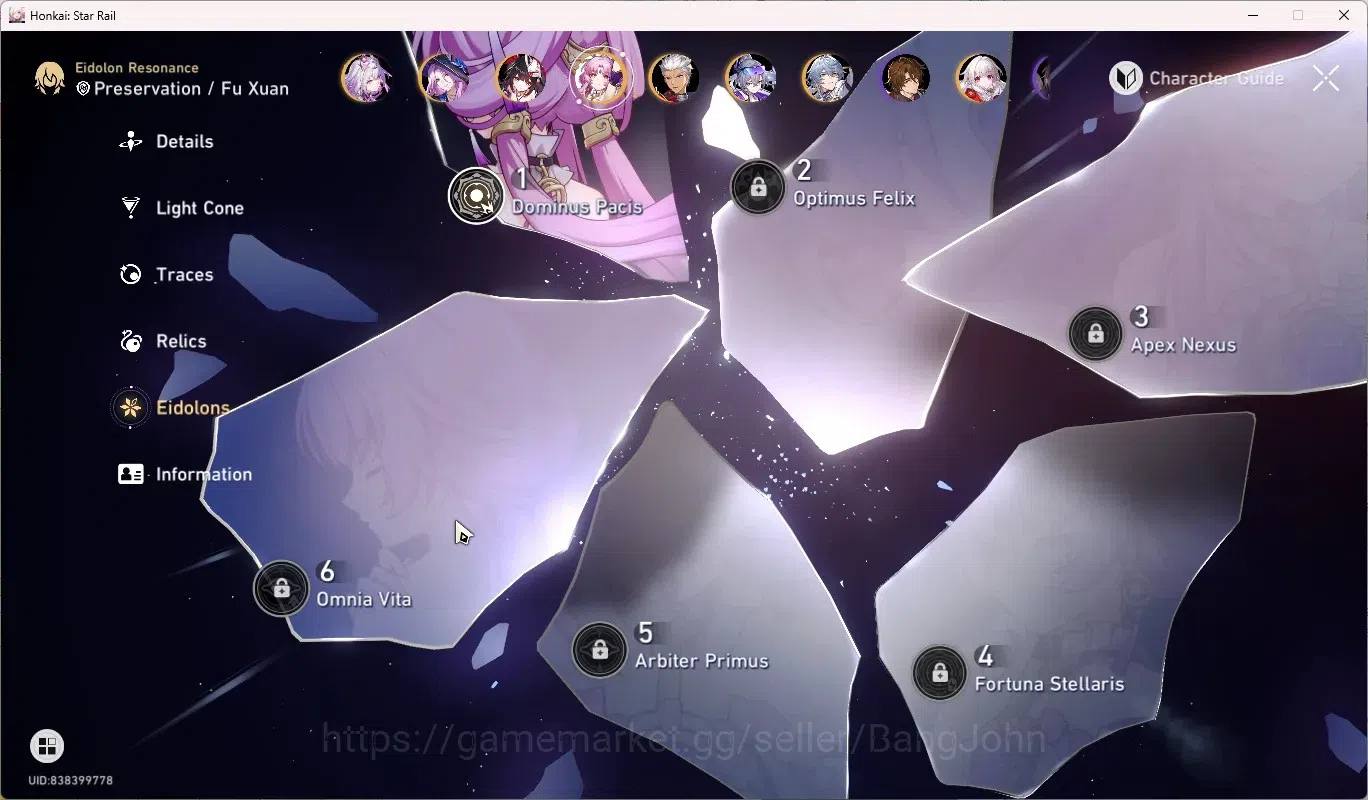 Honkai Star Rail Accounts ASIA|TL 70|25 Limited,Casto Premium Tim|[Hyacine,A image 10