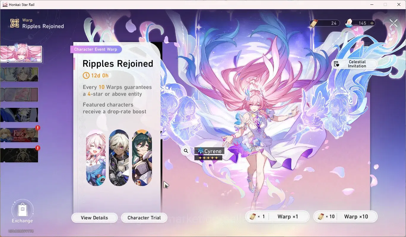 Honkai Star Rail Accounts ASIA|TL 70|25 Limited,Casto Premium Tim|[Hyacine,A image 19
