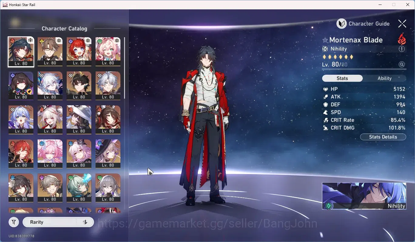 Honkai Star Rail Accounts ASIA|TL 70|25 Limited,Casto Premium Tim|[Hyacine,A image 2