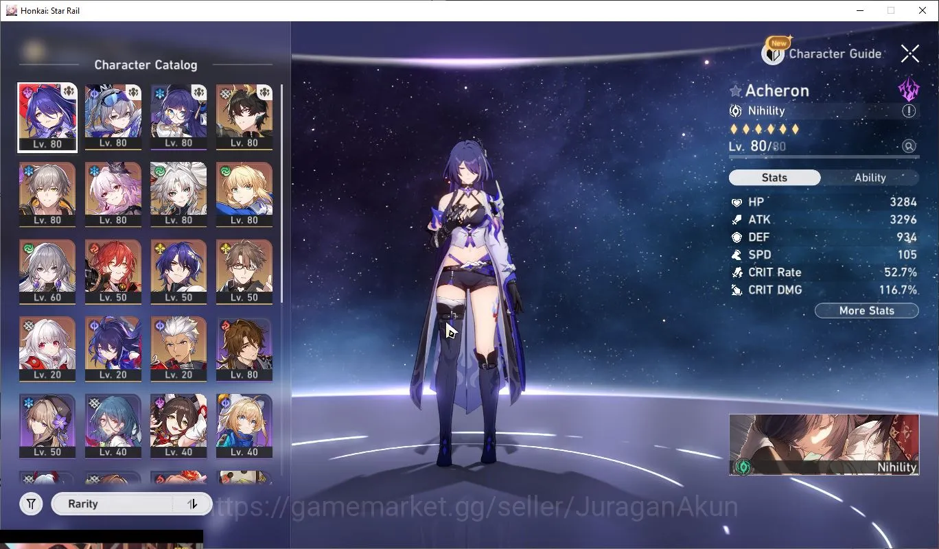 Honkai Star Rail Accounts ASIA [TL66]9 Limited (Evernight,Saber)+Sign [Acher image 2