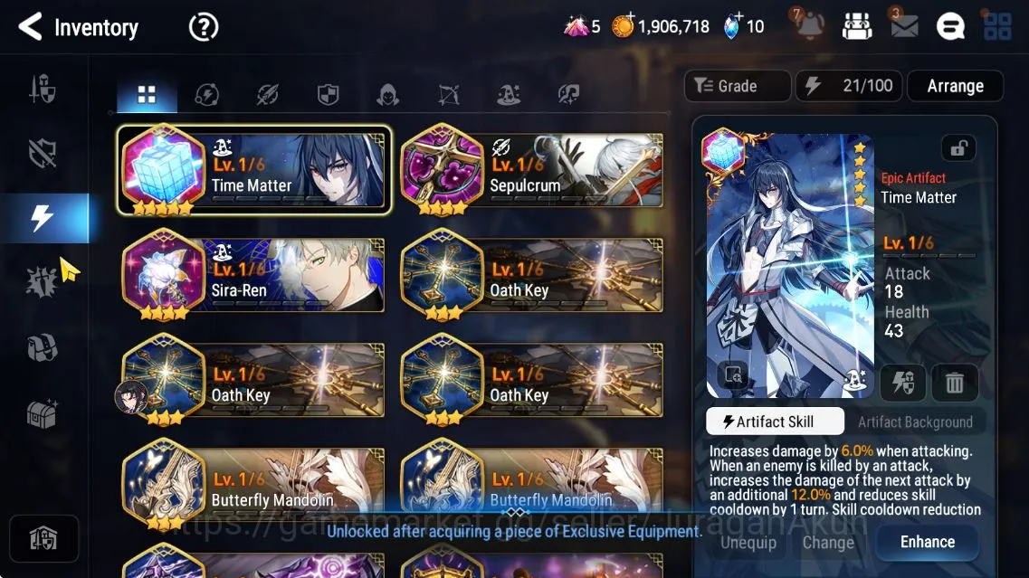 Epic Seven Accounts Global Unverif|Fresh Starter|Low Progress|3 ML (Ma image 1