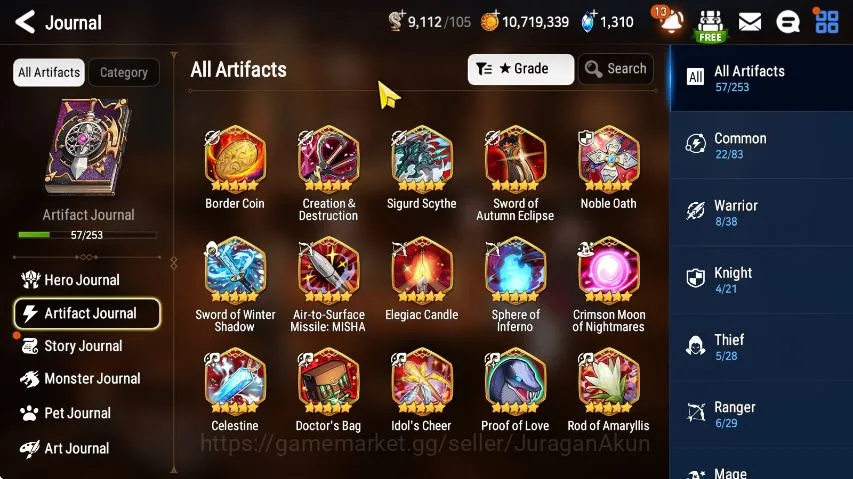 Epic Seven Accounts Mid-Tier Global Unverif|ML7 5