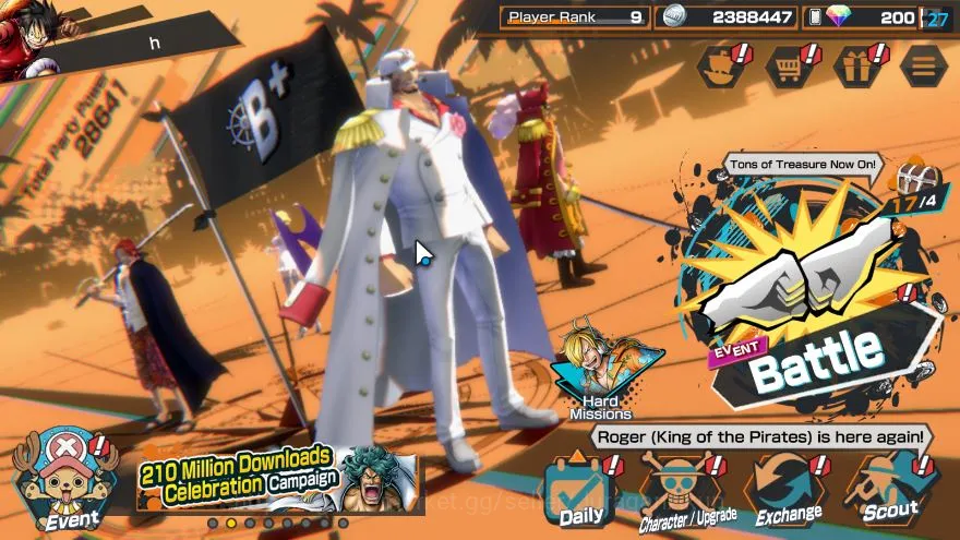 One Piece Bounty Rush Accounts Global| 5 META EX|Fleet Admiral Akainu,Departure S image 2
