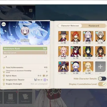 Genshin Impact Accounts Others Asia|AR 56|6  Limited *5CHAR .Sandrone+Sign (Sandrone,Escoffier,Mavuika prem team)|Linnea