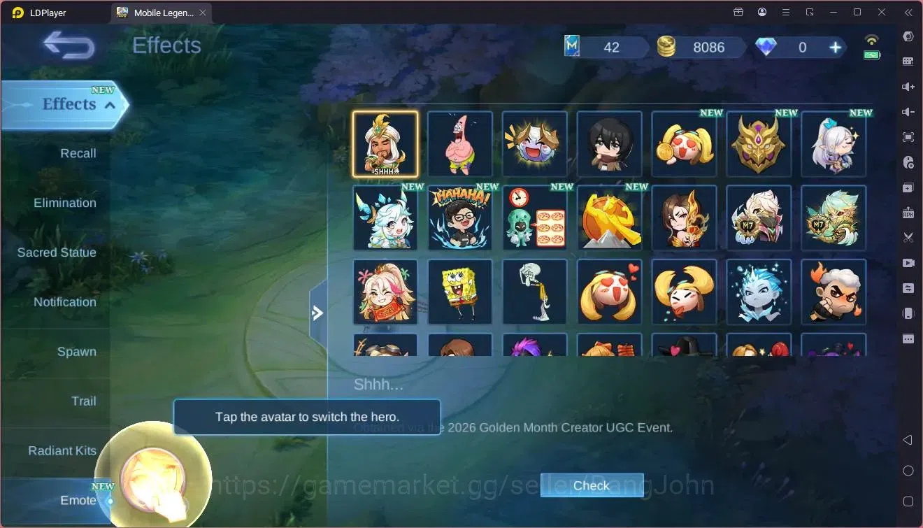 Mobile Legends: Bang Bang Accounts GLOBAL Hero 87 Skin 140|Meowkin Hunter Lesley,Juli image 4