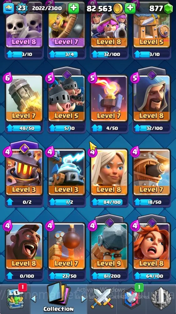 Clash Royale Accounts Lvl 23 | Trophy 3573 | KTL 9 | Card 68 | 3 EVO, 1  image 3