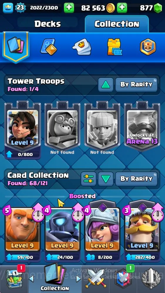 Clash Royale Accounts Lvl 23 | Trophy 3573 | KTL 9 | Card 68 | 3 EVO, 1  image 4
