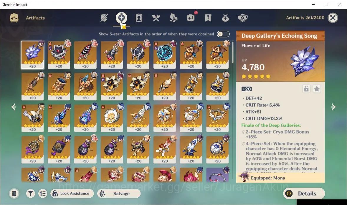 Genshin Impact Accounts ASIA|AR 55|3 Limited+2 [5 Star's Weapon]|Navia C3+ image 4