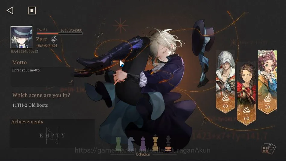Reverse: 1999 Accounts Midgame GLOBAL Lv 64|16 *6 Crew 3 Limit(Ezio,Semmelweis,Lucy,Kassandra,Flutterpage)|294k 2