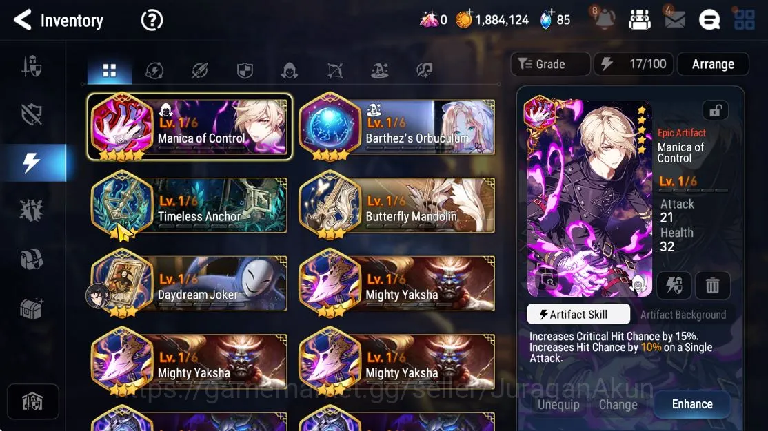 Epic Seven Accounts Starter Global Unverif|Fresh Starter|Low Progress|2 ML (Desert Jewel Basar,Harsetti)+ Alencia|Bless 4