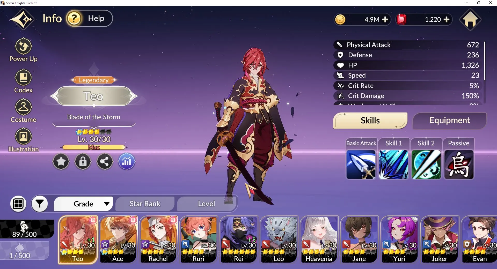 Seven Knights Re:Birth Accounts Global300xx|Starter 4 Legend,3 SPECIAL|Teo TC1,Ace image 3