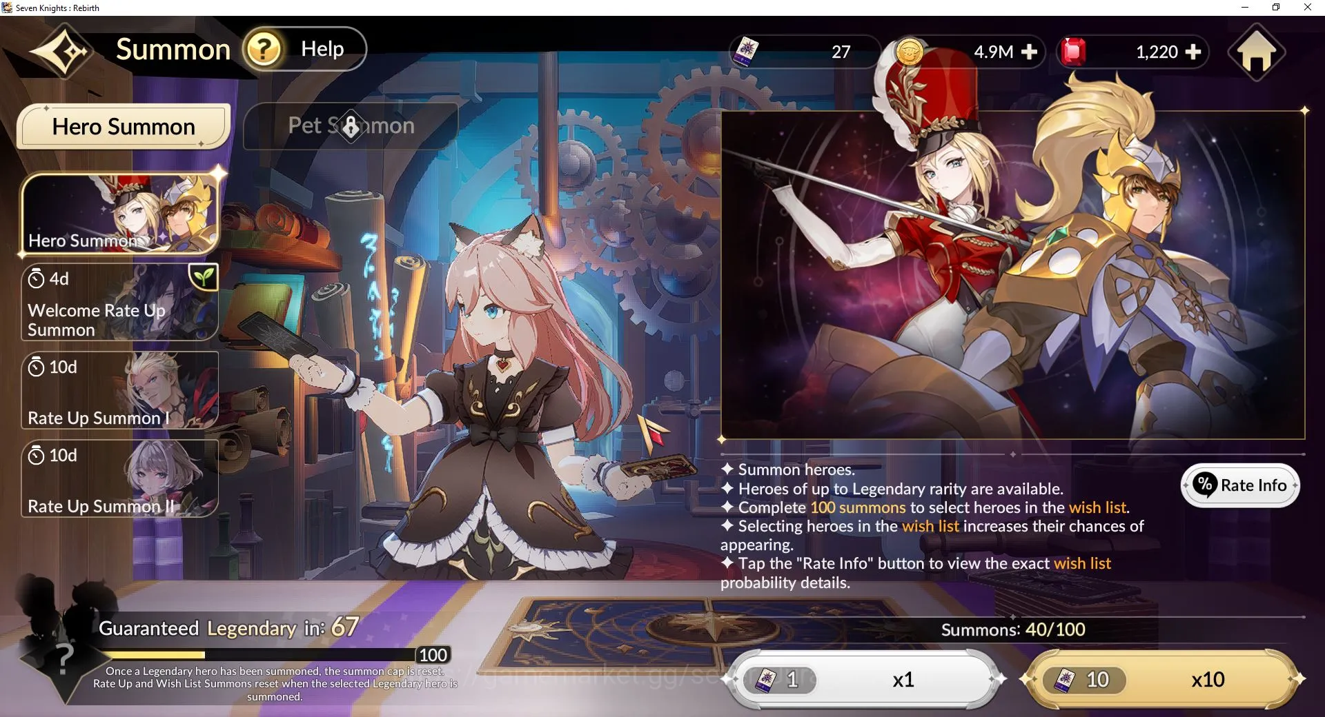 Seven Knights Re:Birth Accounts Global300xx|Starter 4 Legend,3 SPECIAL|Teo TC1,Ace image 5