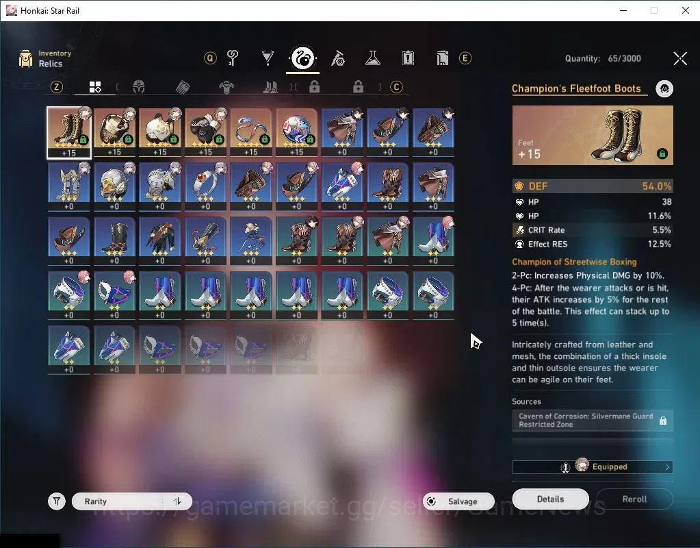 Honkai Star Rail Accounts Asia | TL 22 | Selector B5 ON + 1 Golden Companion image 7
