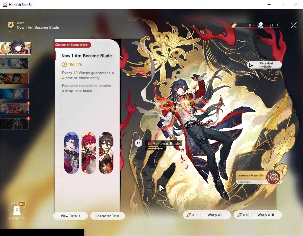 Honkai Star Rail Accounts Asia|TL 59|5 Limited|Mortenax,Blade,Huohuo,Feixiao image 10