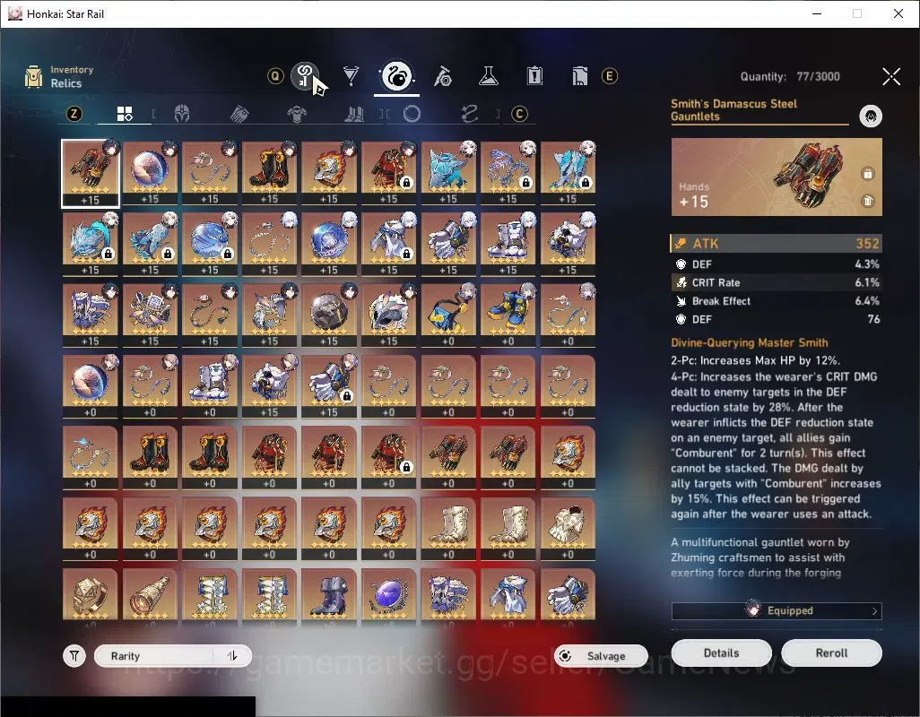 Honkai Star Rail Accounts Asia|TL 59|5 Limited|Mortenax,Blade,Huohuo,Feixiao image 7