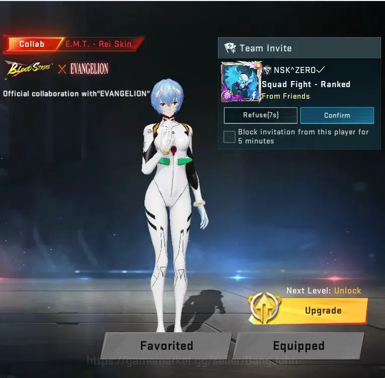 Blood Strike Accounts ASIA | L42 Legend III | 5 EVA: Rei,Katya,Playpal E image 3