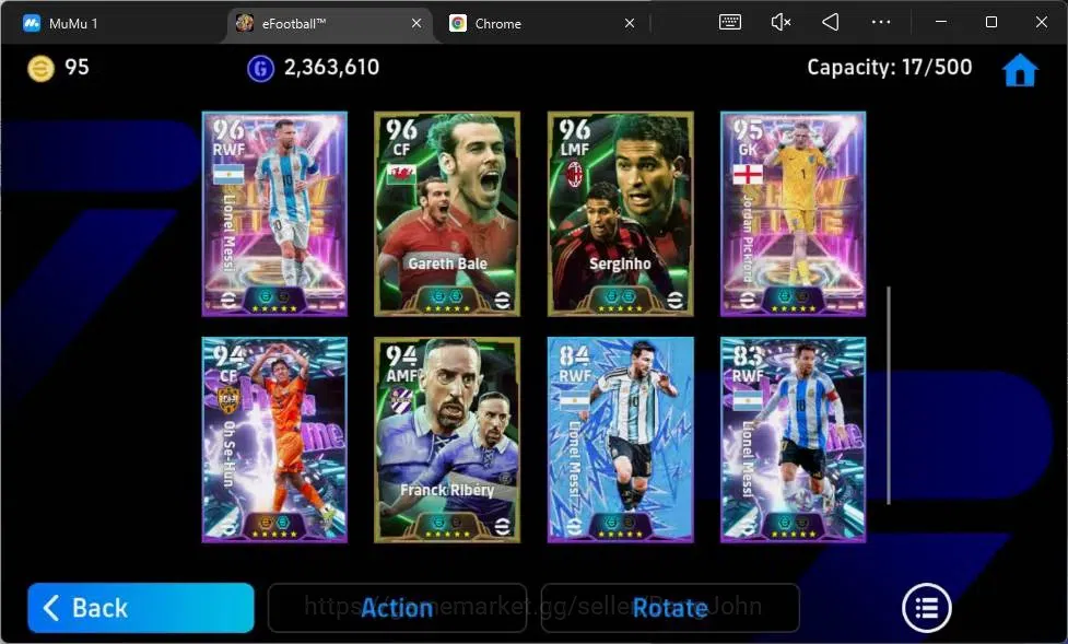 eFootball Accounts Mobile|PW 3145 |Epic Veron,Raul,Gerrard,Nakata,Ji image 4