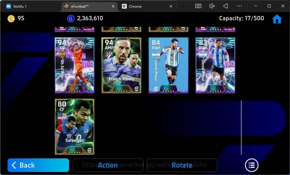 eFootball Accounts Mobile|PW 3145 |Epic Veron,Raul,Gerrard,Nakata,Ji image 5