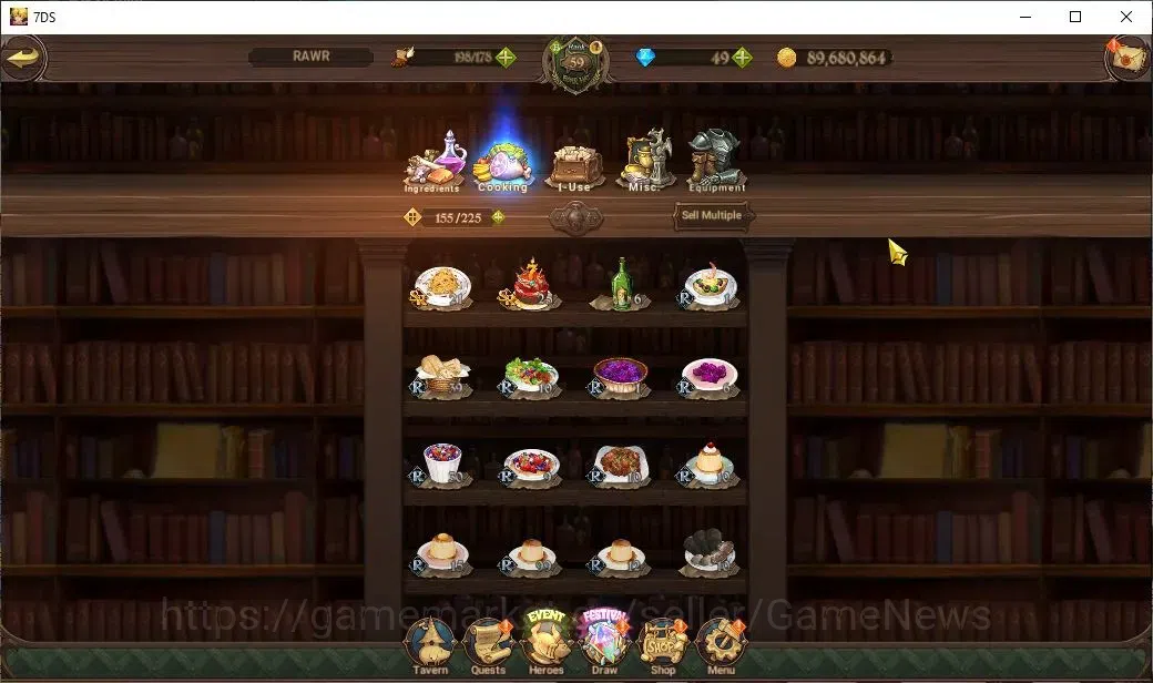 The Seven Deadly Sins: Grand Cross Accounts Endgame ASIA|4M CC|127 LS|4 LR+9 UR+Manny Collab|Nemesis 18