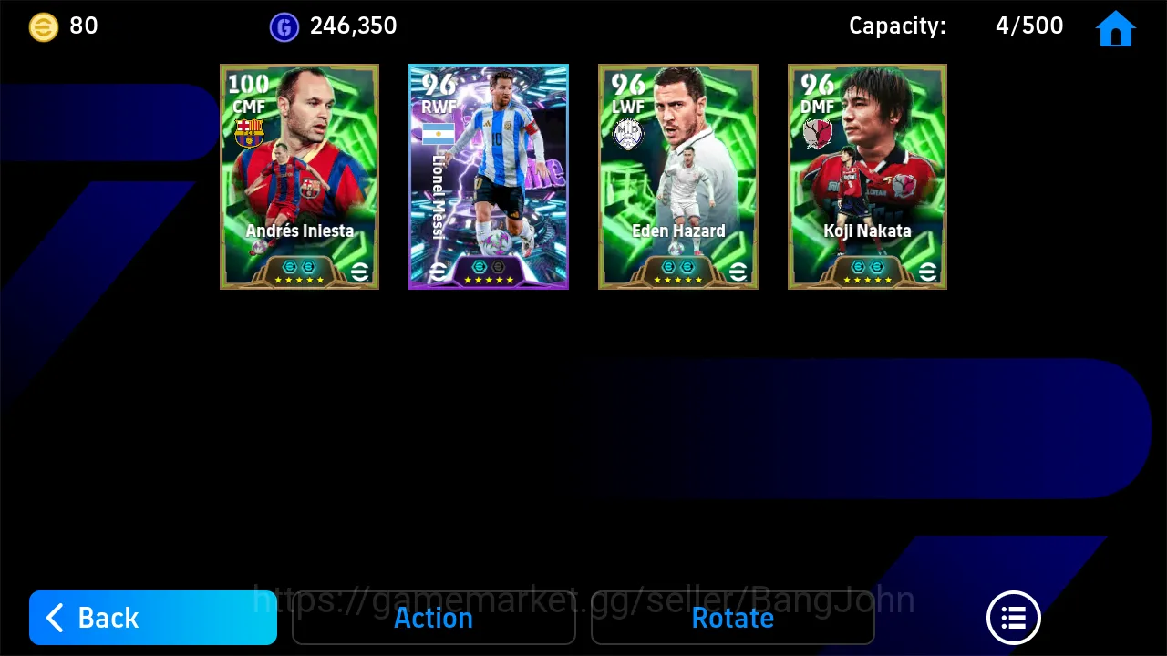 eFootball Accounts Power 3026 | Andres Inista | Eden Hazard | Koji Na image 2