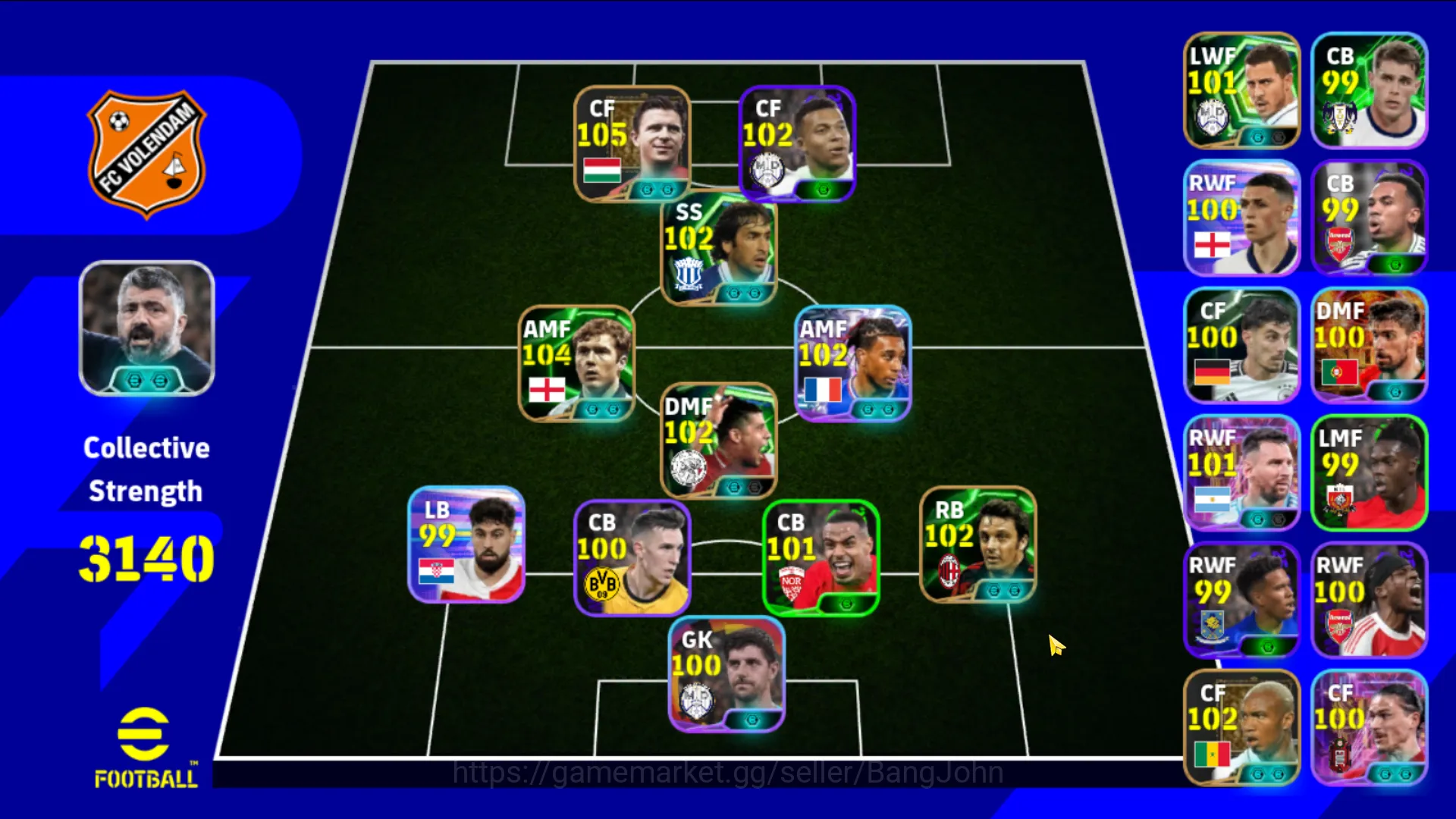 power 3140 | puskas epic db, olise showtime, scholes epic db, massimo oddo epic db, nunez showtime | EFB234B eFootball Others power 3140 | puskas epic db, olise showtime, schol image 1