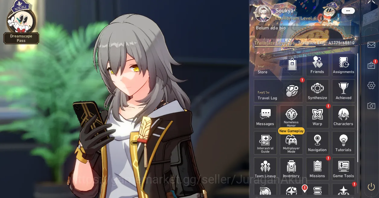 Honkai Star Rail Accounts Mid Game ASIA [TL66] 6 Limited (Firefly+Sign, Castorice, RuanMei, JingLiu , ETC)|Amphoreus|Take 2