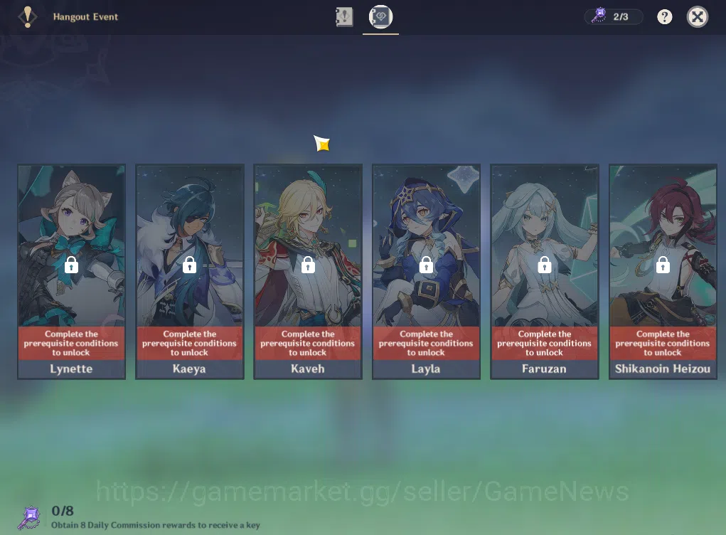 Genshin Impact Accounts ASIA|AR53|5Limited+2(*5Weapon)|Neuvillette,YelanC1 image 4