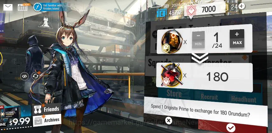 Arknights Accounts Lv 2 | 25 Operator | 6k+ Orundum | 1 Limited | [Si image 5