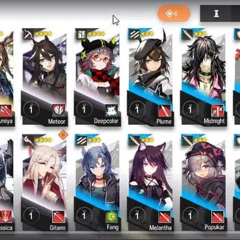 Arknights Starter Lv 2 | 25 Operator | 6k+ Orundum | 1 Limited | [Si image 1