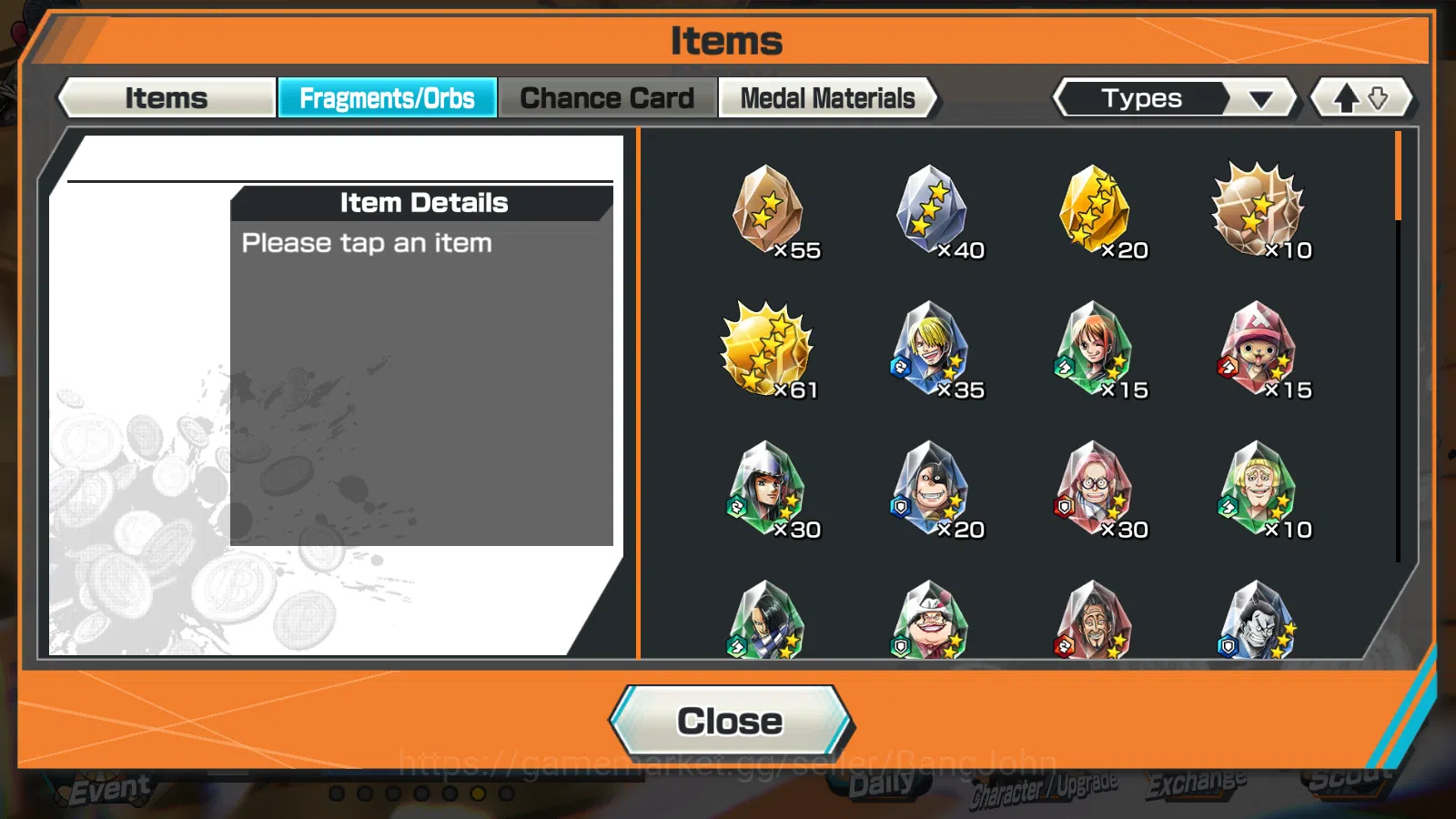 One Piece Bounty Rush Accounts Global | 4EX | 1 MAX | the5elder saturn , 4emperor image 5